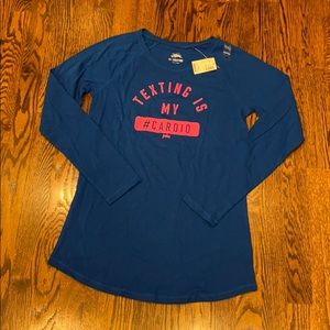 NEW Justice Girls Texting Long Sleeve Shirt Sz 18